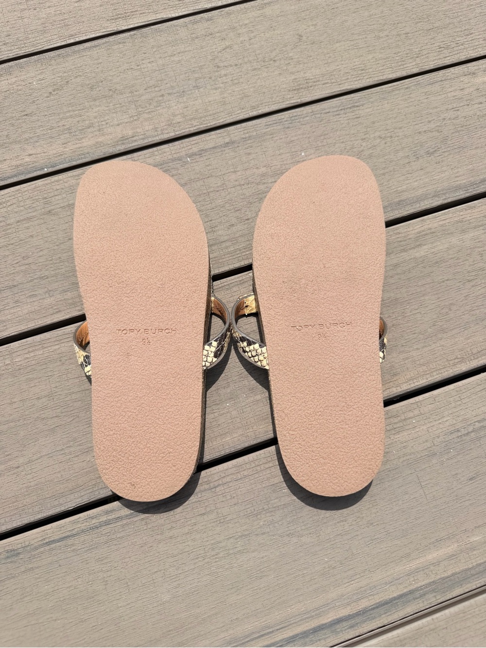Tory Burch Miller Snake Cloud Sandals Slides Flip Flops Women’s Size 9.5 Sandal - Picture 8 of 9